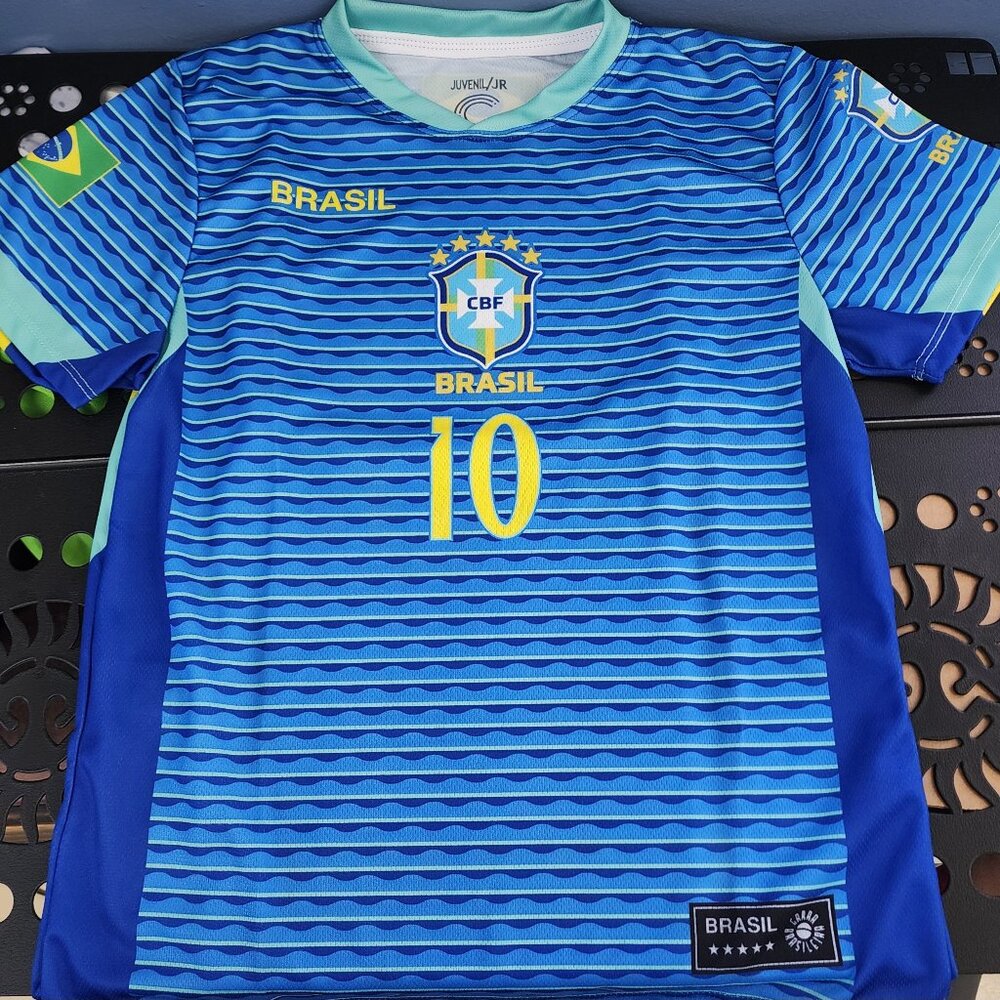 Brazil 🇧🇷 Away Stadium 2024 Neymar Jr #10